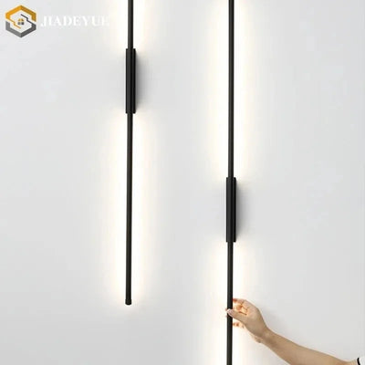 Modern Minimalist LED Strip Wall Lamp: Stylish Lighting for Various Spaces