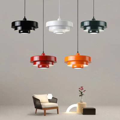 Nordic LED Pendant Light - Macaron-inspired Illumination for Contemporary Spaces