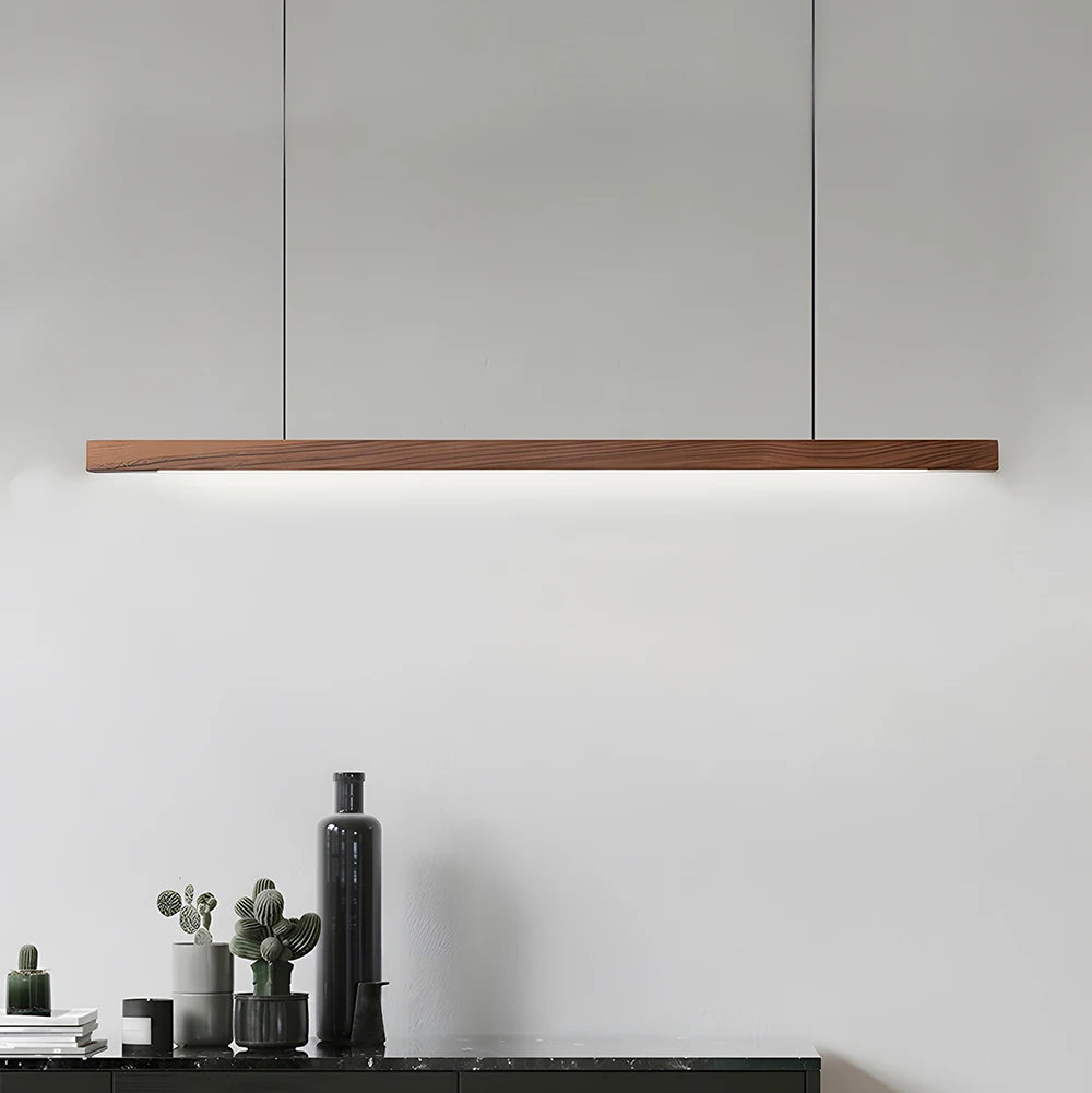 Nordic Wood Pendant Lights: Modern LED Hanging Lamps for Dining Rooms, Kitchens, and Offices