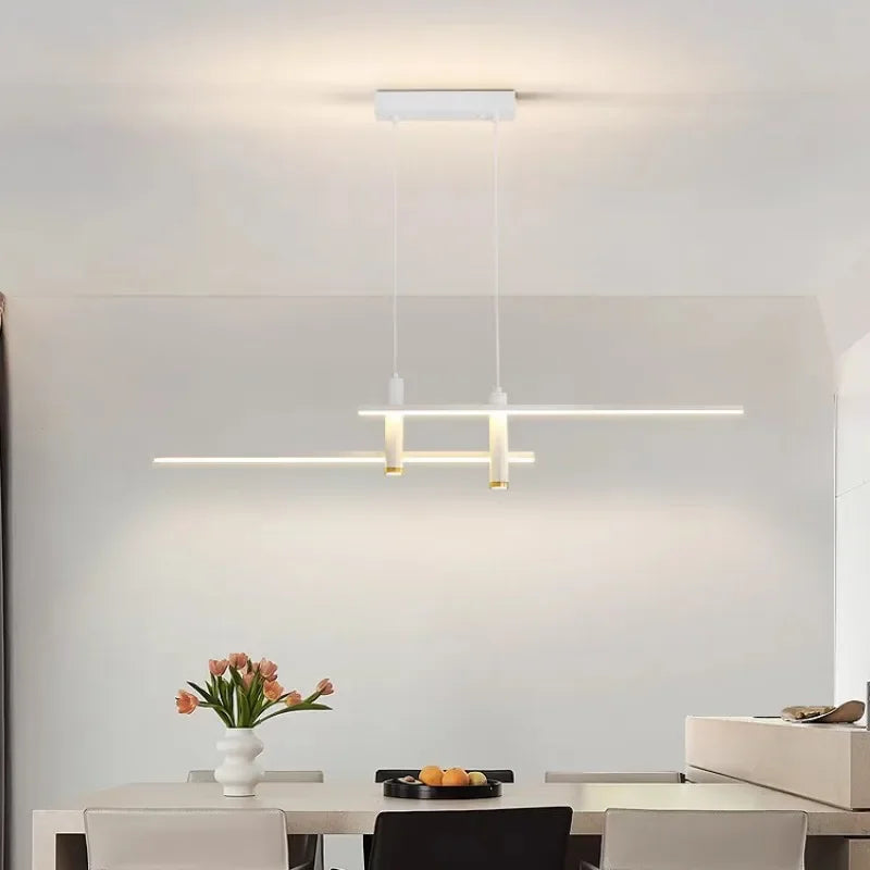 Modern LED Pendant Lamps - Minimalist Lighting for Kitchen Island, Bar, and Dining Table