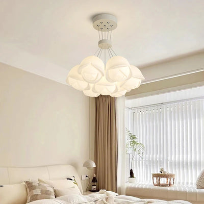 Minimalist LED Rose Pendant Lights - Elegant Interior Lighting for Various Spaces