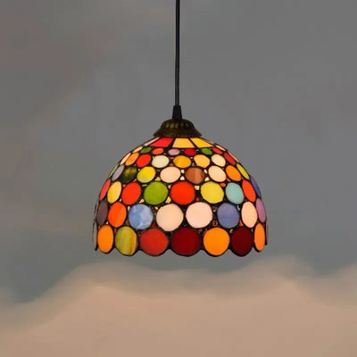 European Pendant Lamp – Creative Retro Glass Chandelier for Bar, Restaurant, Bedroom, and Balcony