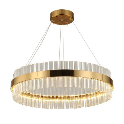 Modern Luxury Glass Rod Chandelier: Illuminate Your Space with Elegance