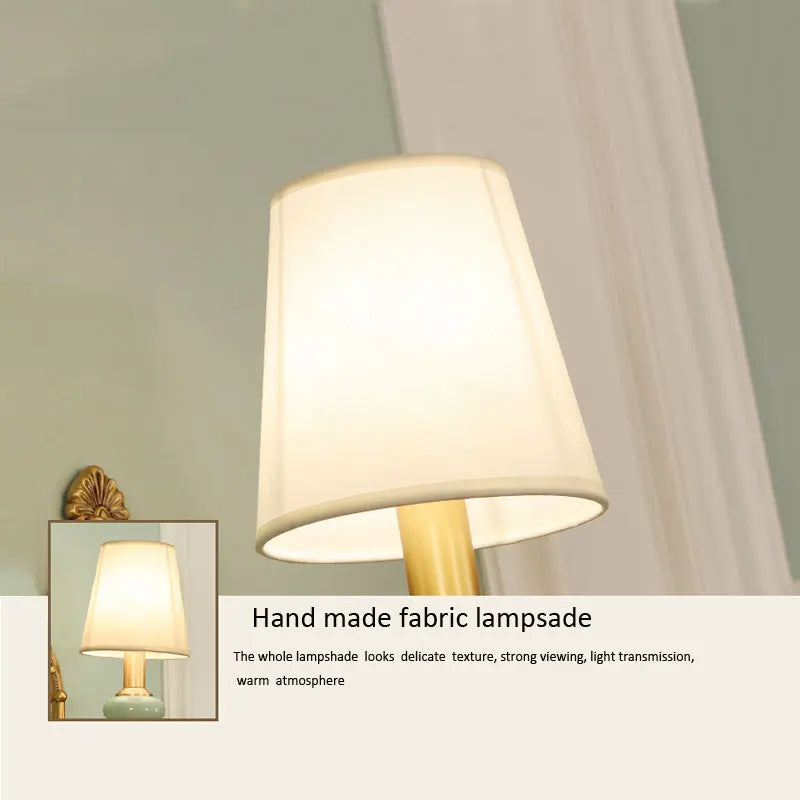 American Fabric Copper Wall Lamp | Modern LED Wall Light