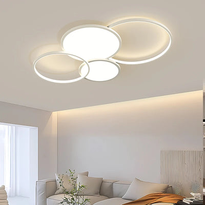 White Round Modern Style Ceiling Lights - Household Lighting Lamps for Bedroom Lustres Decoration Luminaria Living Room Lamparas