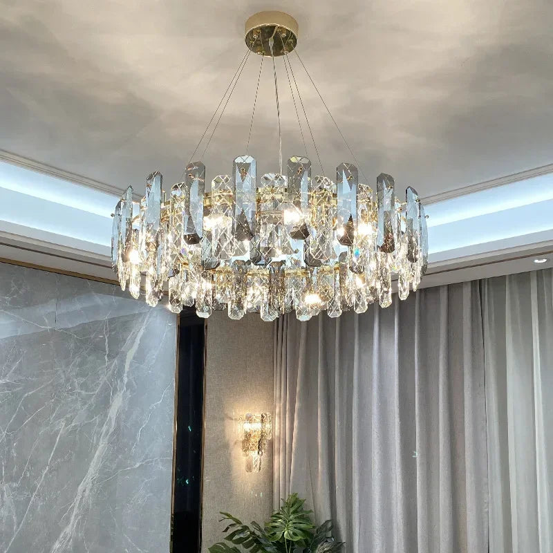 Modern Luxury Crystal Chandelier Glass Pendant Light: Elevate Your Space