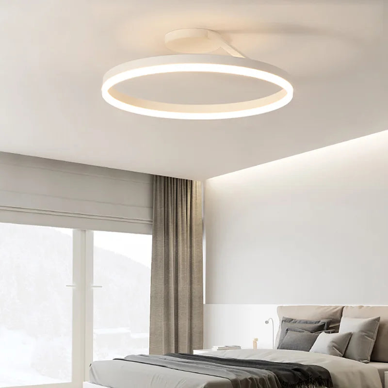 Modern Minimalist Ring LED Ceiling Chandelier - Elegant Illumination for Any Room