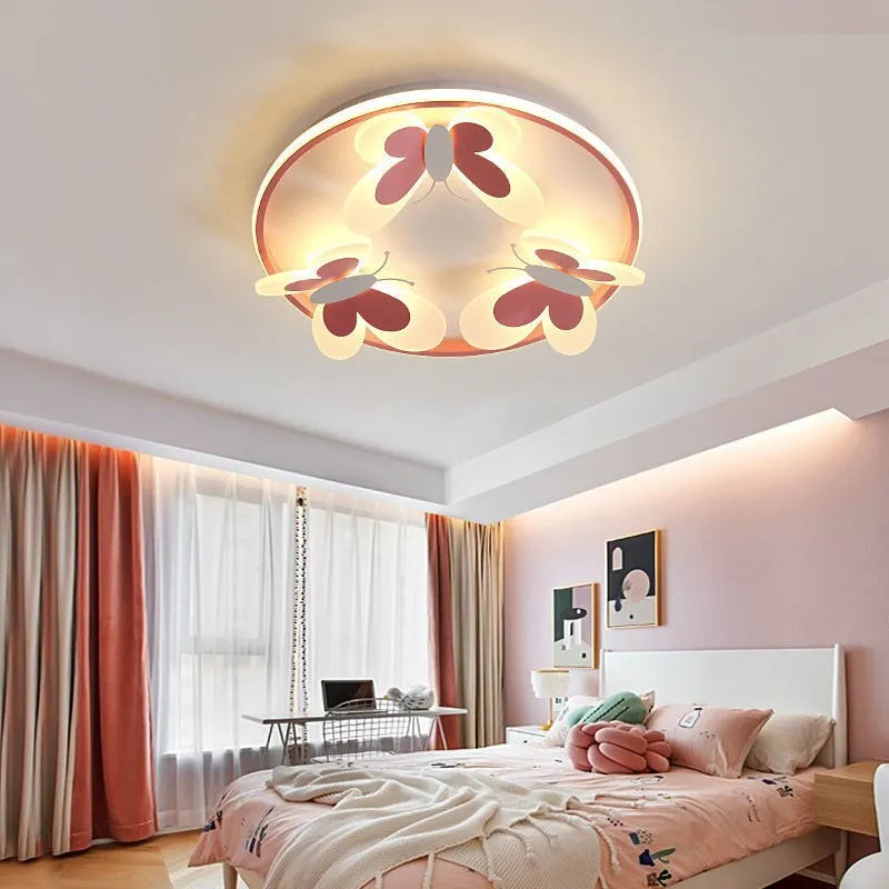 Kids Ceiling Lamp Butterfly Decorative