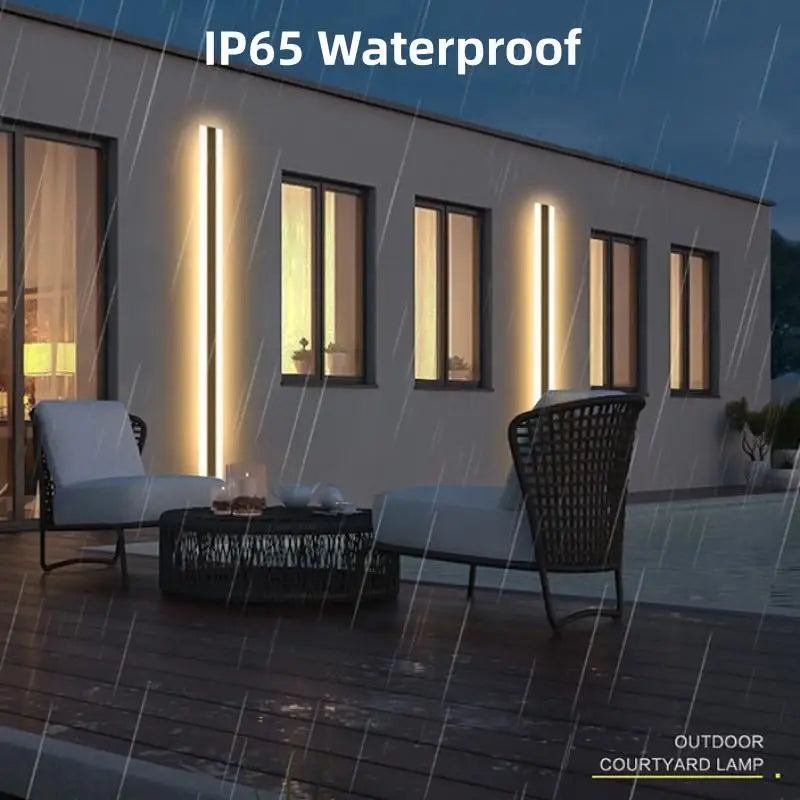 Modern IP65 Waterproof Outdoor LED Wall Lamp - Garden and Balcony Lighting