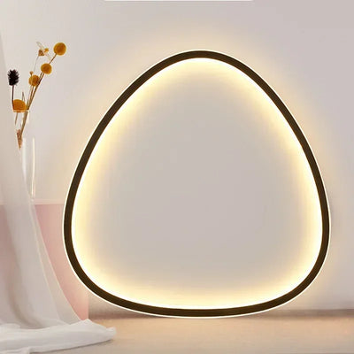 Modern LED Ceiling Lamp - Elegant Oval Design for Versatile Indoor Lighting