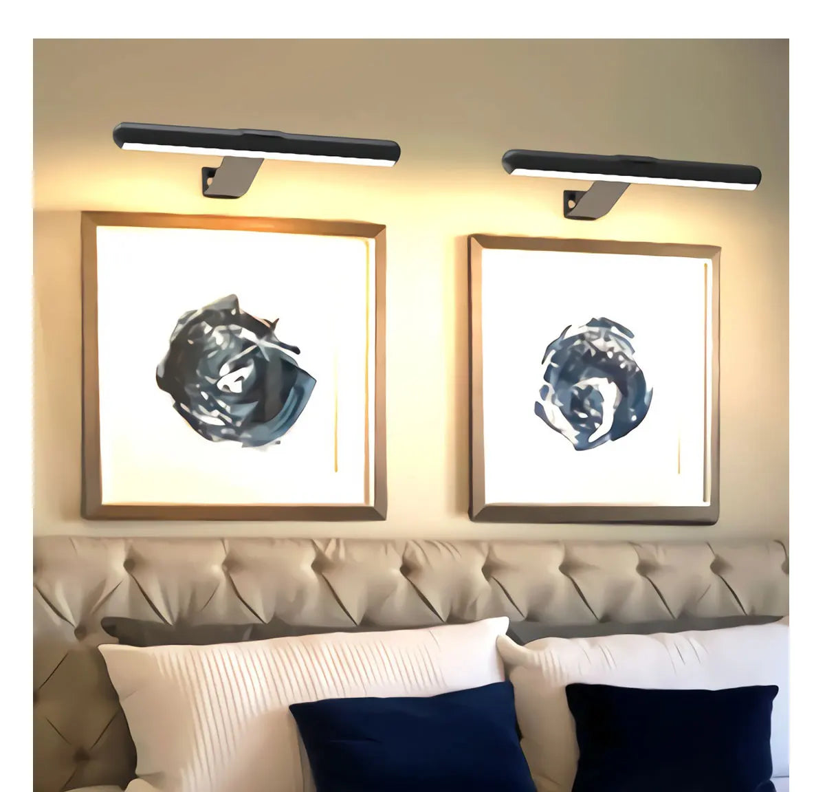 Modern Wireless Wall Lamp for Art Display and Portrait Lighting