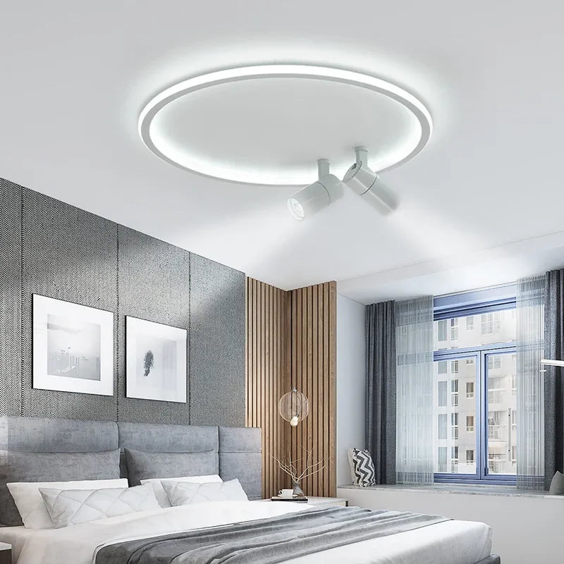 Modern Aisle LED Ceiling Light With Spotlight Chandelier - Home Decoration Lighting Fixture for Living, Dining Room, Bedroom