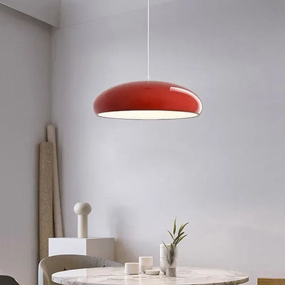 LED Nordic Pendant Light Macaron - Round Hanging Luminaire for Living Room, Dining Room, Café