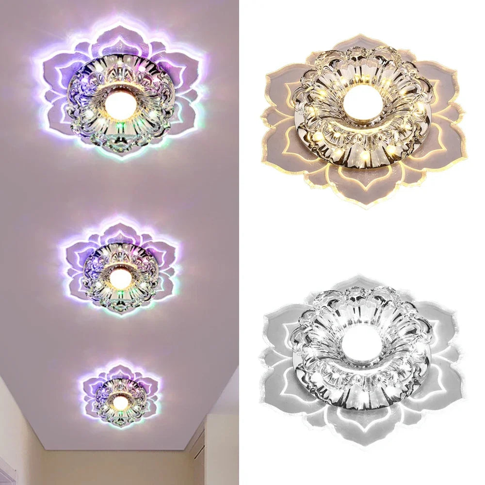 Modern LED Ceiling Light Crystal Ceiling Lamp - Bedroom Chandelier Indoor Lighting for Living Room Home Decoration LED Chandelier