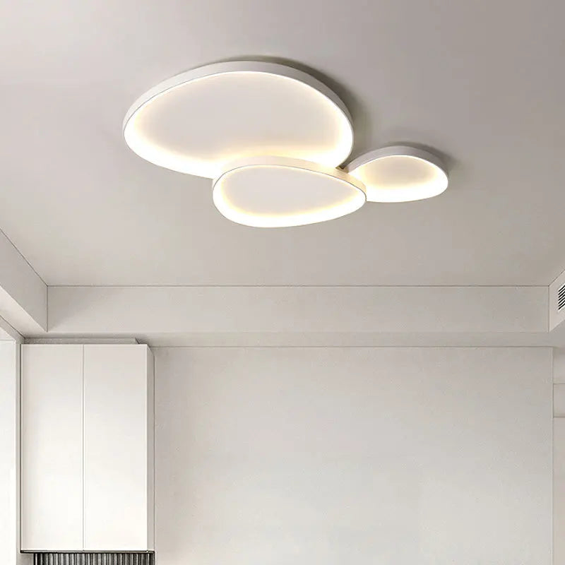 Nordic Minimalist LED Ceiling Chandelier - Dimmable Pendant Lamp for Living Room, Bedroom, Office