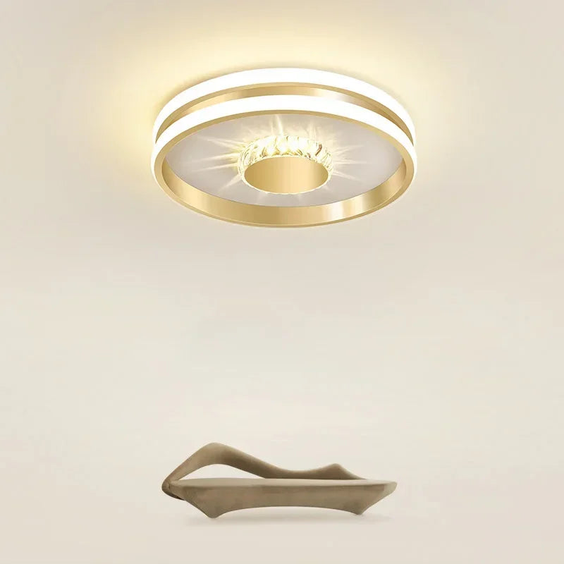 Modern Aisle LED Ceiling Light - Luxurious Indoor Lighting Fixture for Bedroom, Bathroom, Corridor, Balcony