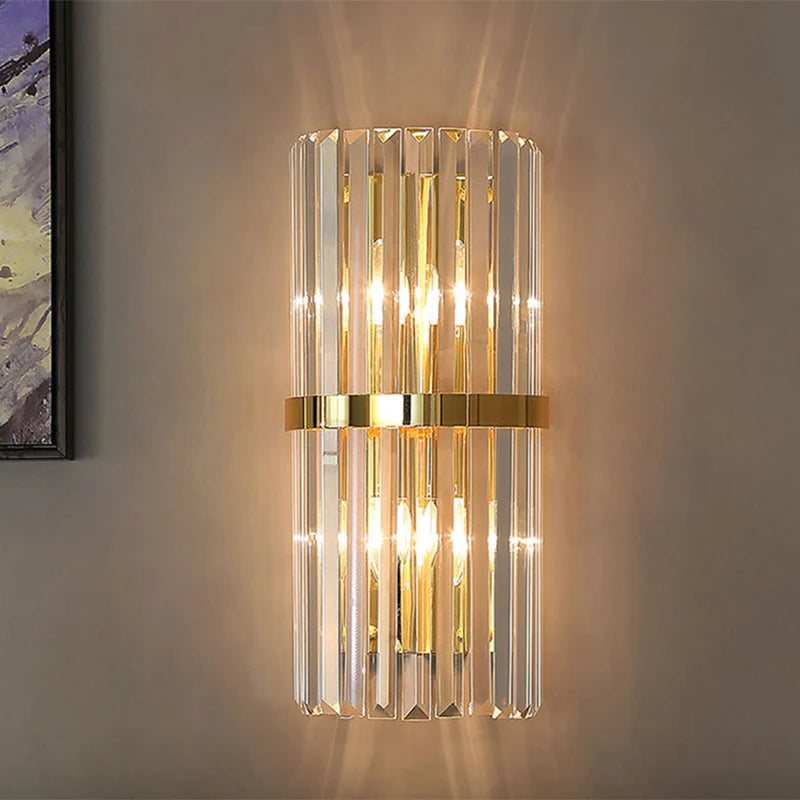 Light Luxury LED Crystal Wall Lamp - Illuminate Your Space with Modern Elegance