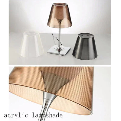 Contemporary Chrome Acrylic LED Floor Lamp - Elegant Lighting for Living Room and Bedroom Décor