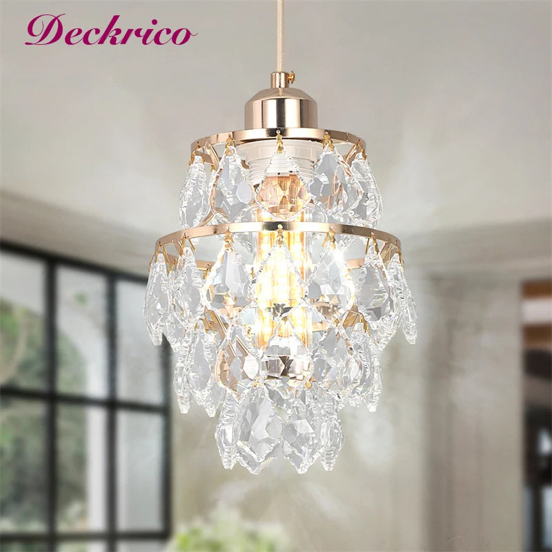 Elegant Nordic Crystal Chandelier - Modern Ceiling Light Fixture for Stylish Interior Decor