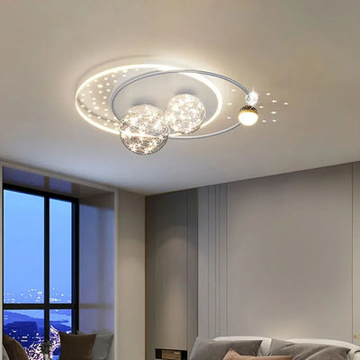 Modern LED Ceiling Lamp - Sleek Illumination for Versatile Spaces