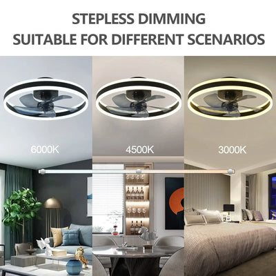 Modern Ceiling Fan Light with LED Silent Ceiling Lamp - Stylish Illumination for Every Room