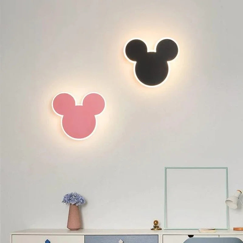 Mickey Rabbit LED Wall Lamp - Modern Children's Room Decor