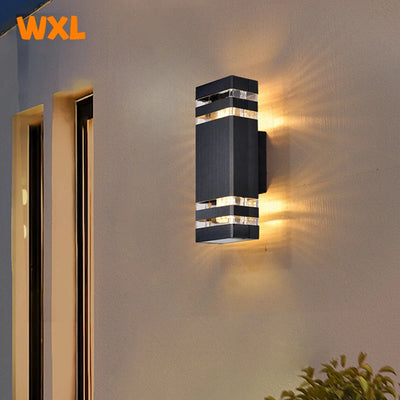 Modern Outdoor Wall Light | Waterproof Double Head Wall Lamp