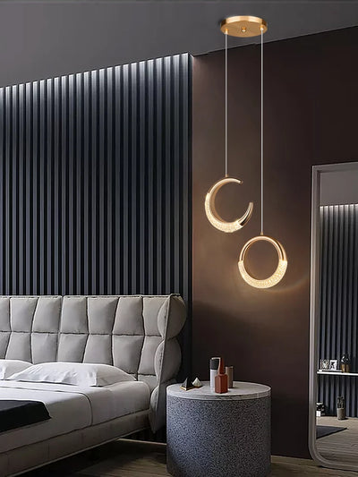 Modern Light Luxury Small Pendant Light for Bedroom and Study