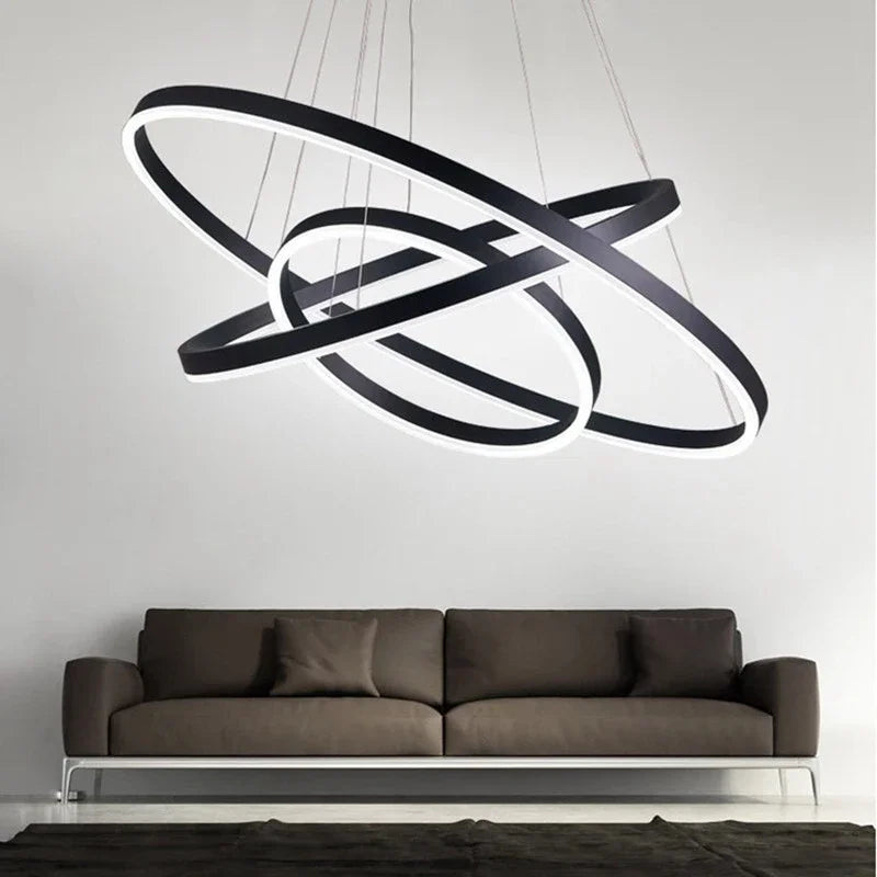 Modern LED Rings Ceiling Chandelier: Elevate Your Home Decor