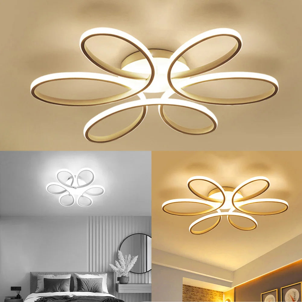 Modern LED Flower Ceiling Lights - Nordic Home Indoor Lighting