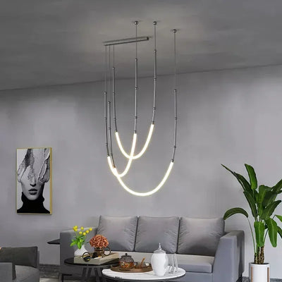 Contemporary Art Line LED Pendant Lights: Elevate Your Home Decor