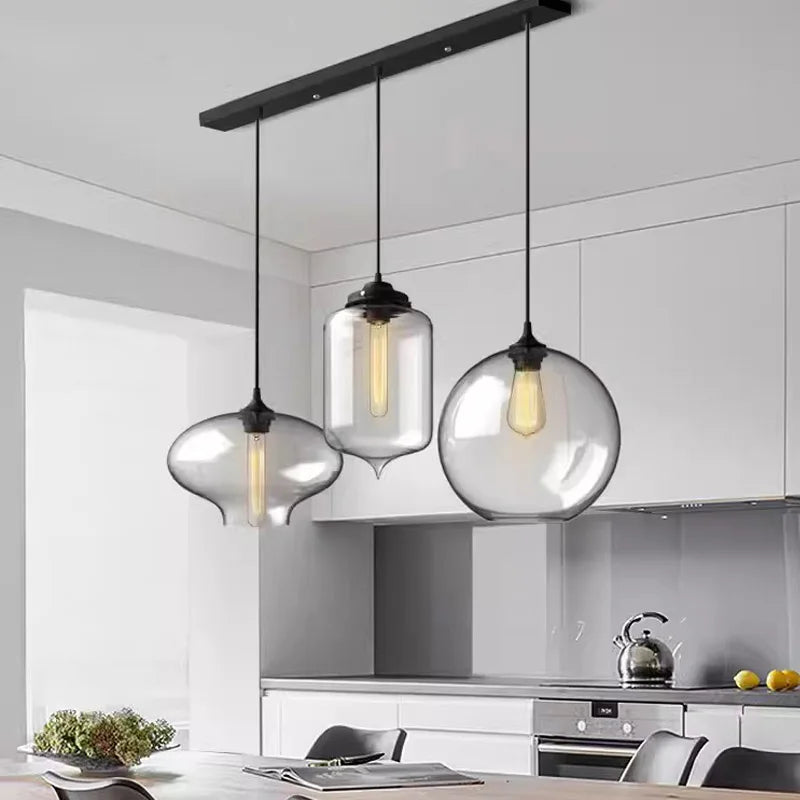 Elegant Nordic Glass Pendant Light - Modern Style