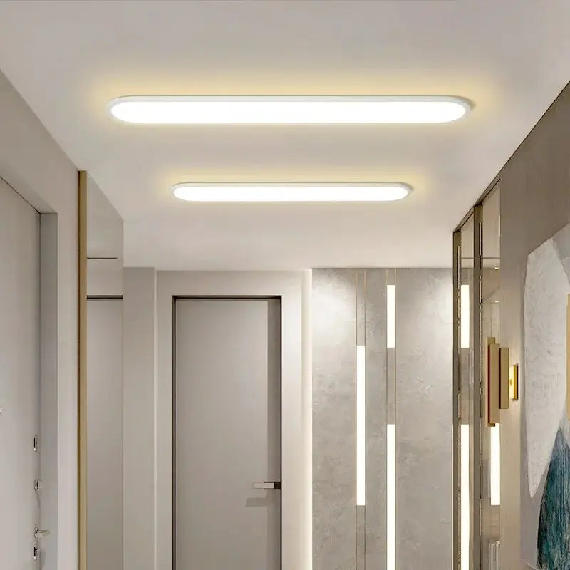 Modern LED Ultra-thin Ceiling Light for Long Corridor, Living Room, Aisle, Bedroom, Cloakroom - Indoor Lighting Fixtures