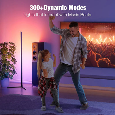 Smart RGB Dream Color Floor Lamp - Modern Mood Lighting with Music Sync