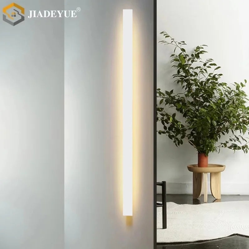 Modern Waterproof LED Long Wall Lamp - Ideal for Garage, Balcony, and Garden Corridors