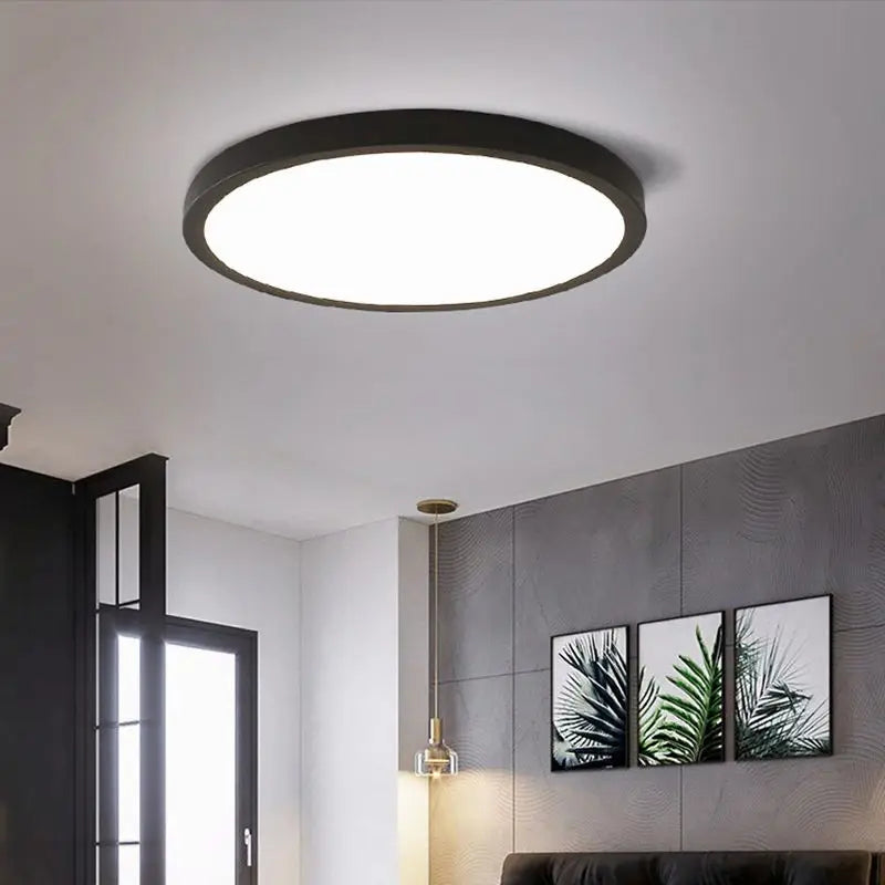 Modern Minimalist LED Ceiling Lights - Dimmable Decoration Fixtures for Study, Dining Room, Bedroom, Living Room, Balcony Ceiling Lamp