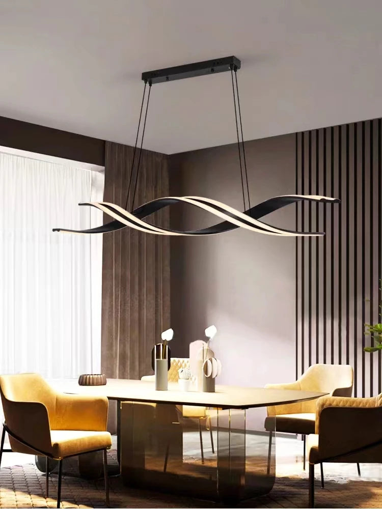 Minimalist LED Chandelier: Modern Elegance for Your Dining Room