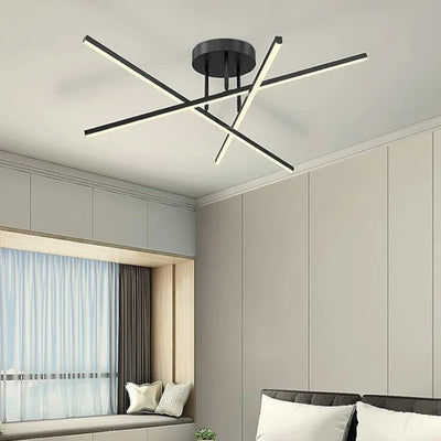 New Nordic Modern LED Ceiling Lamp: Chandelier for Living Room, Dining Room, and Bedroom