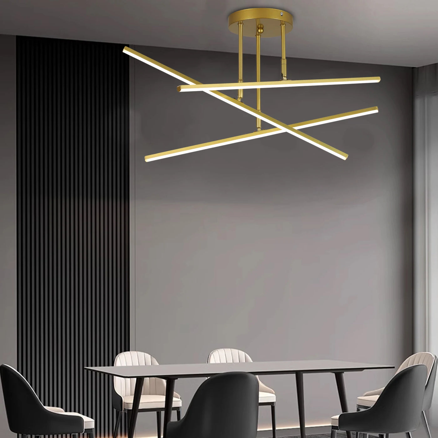 New Nordic Modern LED Ceiling Lamp: Chandelier for Living Room, Dining Room, and Bedroom