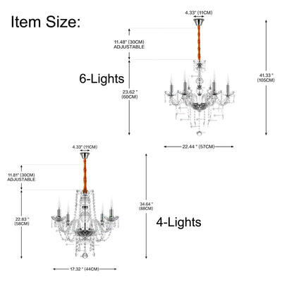 Ridgeyard Modern Luxury Crystal Chandelier: Exquisite Lighting for Every Space