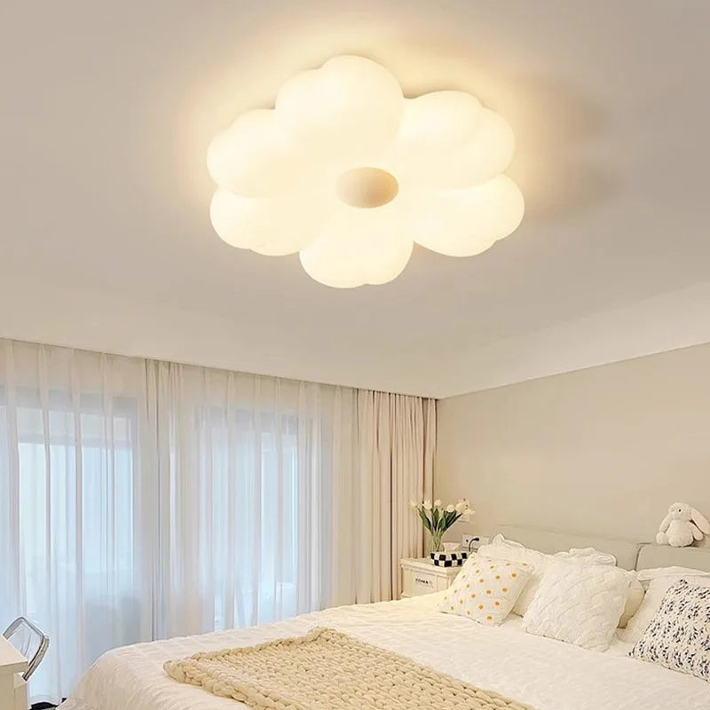 Modern LED Ceiling Light - Minimalist PVC White Cloud Lamp