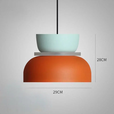 Modern Macaron Pendant Lamp - LED Chandeliers for Living Room, Study, Dining Room, and More