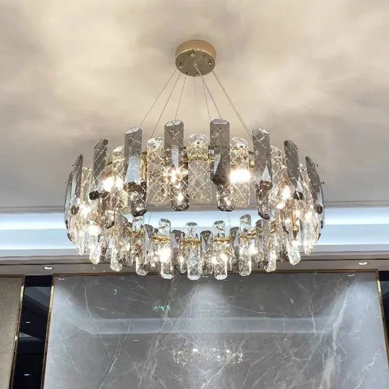 Modern Luxury Crystal Chandelier Glass Pendant Light: Elevate Your Space