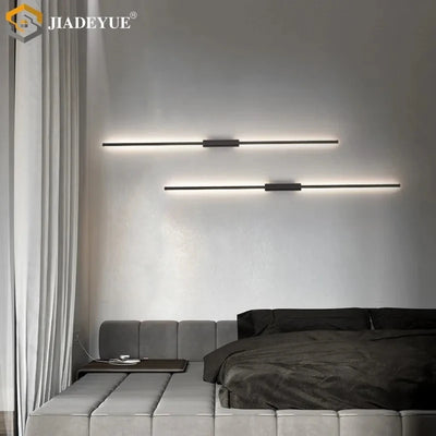 Modern Minimalist LED Strip Wall Lamp: Stylish Lighting for Various Spaces