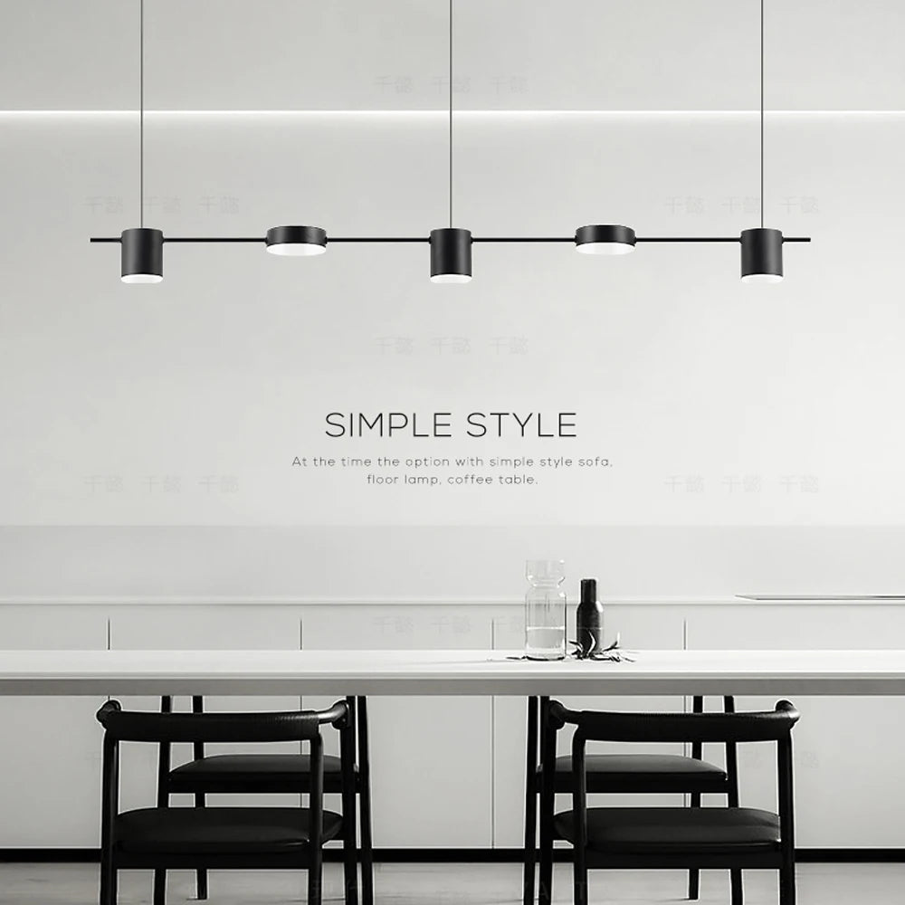 Modern Minimalist LED Pendant Light – Luxury Chandelier for Kitchen, Bar, Dining Room