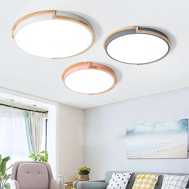 Modern LED Ceiling Light Macaron Chandelier - Stylish Lighting Fixture for Bedroom, Living, Dining Room, and More