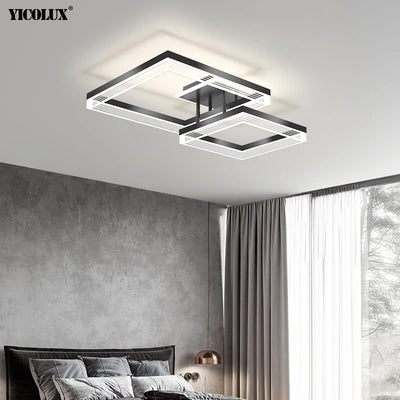 Modern LED Chandelier Lights - Dimmable Pendant Lamps for Living Room, Dining Room, Bedroom, Hall, Bar