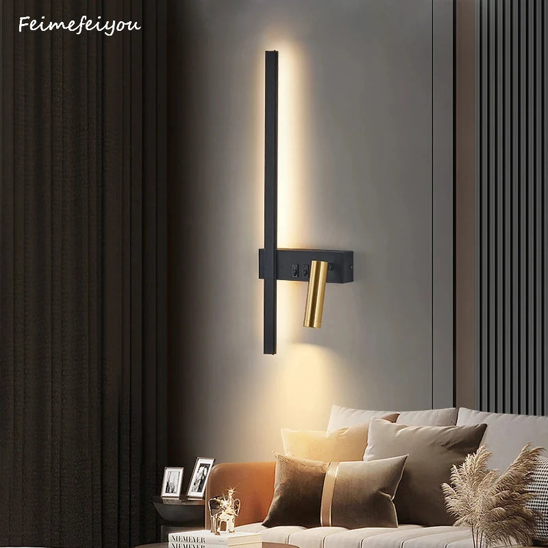 Nordic Modern LED Wall Lamps - Dual Light Sources