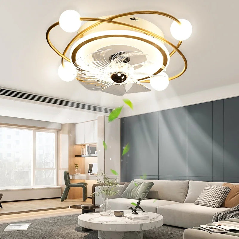 IRALAN LED Smart Ceiling Fan With Light - Modern Design, Adjustable, Remote Control