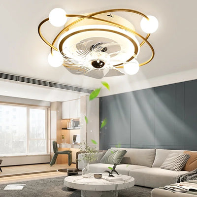 IRALAN LED Smart Ceiling Fan With Light - Modern Design, Adjustable, Remote Control